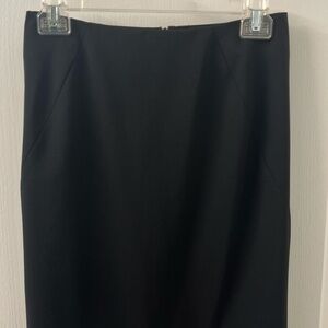 Theory Black Wool Suit Skirt
